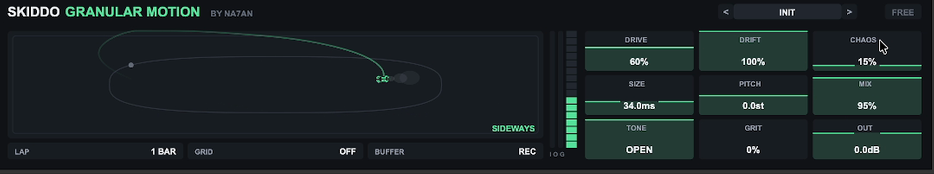 O SKIDDO com DRIFT em 100%, SIDEWAYS